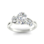 Load image into Gallery viewer, floral-leaf-oval-shaped-diamond-engagement-ring-in-white-gold-fdenr10962ovangle5-nl-wg.jpg