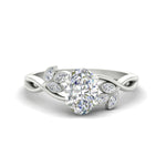 Load image into Gallery viewer, floral-leaf-oval-shaped-diamond-engagement-ring-in-white-gold-fdenr10962ovsleep-nl-wg.jpg