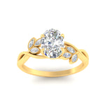 Load image into Gallery viewer, floral-leaf-oval-shaped-diamond-engagement-ring-in-yellow-gold-fdenr10962ovangle5-nl-yg.jpg