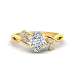 Load image into Gallery viewer, floral-leaf-oval-shaped-diamond-engagement-ring-in-yellow-gold-fdenr10962ovsleep-nl-yg.jpg