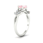 Load image into Gallery viewer, floral-leaf-oval-shaped-vivid-pink-engagement-ring-in-white-gold-fdenr10962ovgvpinkangle2-nl-wg.jpg