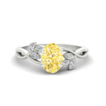 Load image into Gallery viewer, floral-leaf-oval-shaped-vivid-yellow-engagement-ring-in-white-gold-fdenr10962ovgvyellowsleep-nl-wg.jpg