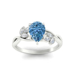 Load image into Gallery viewer, floral-leaf-pear-shaped-vivid-blue-engagement-ring-in-white-gold-fdenr10962pegvblueangle5-nl-wg.jpg