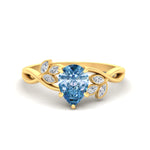 Load image into Gallery viewer, floral-leaf-pear-shaped-vivid-blue-engagement-ring-in-yellow-gold-fdenr10962pegvbluesleep-nl-yg.jpg