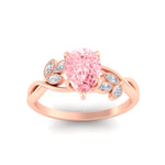 Load image into Gallery viewer, floral-leaf-pear-shaped-vivid-pink-engagement-ring-in-rose-gold-fdenr10962pegvpinkangle5-nl-rg.jpg