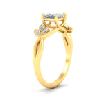 Load image into Gallery viewer, floral-leaf-princess-cut-diamond-engagement-ring-in-yellow-gold-fdenr10962prangle2-nl-yg.jpg