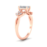 Load image into Gallery viewer, floral-leaf-radiant-cut-diamond-engagement-ring-in-rose-gold-fdenr10962raangle2-nl-rg.jpg