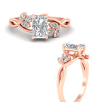 Load image into Gallery viewer, floral-leaf-radiant-cut-diamond-engagement-ring-in-rose-gold-fdenr10962raangle3-nl-rg.jpg