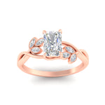 Load image into Gallery viewer, floral-leaf-radiant-cut-diamond-engagement-ring-in-rose-gold-fdenr10962raangle5-nl-rg.jpg