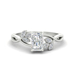 Load image into Gallery viewer, floral-leaf-radiant-cut-diamond-engagement-ring-in-white-gold-fdenr10962rasleep-nl-wg.jpg