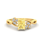 Load image into Gallery viewer, floral-leaf-radiant-cut-vivid-yellow-engagement-ring-in-yellow-gold-fdenr10962ragvyellowsleep-nl-yg.jpg