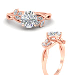Load image into Gallery viewer, floral-leaf-round-cut-diamond-engagement-ring-in-rose-gold-fdenr10962roangle3-nl-rg.jpg