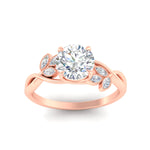 Load image into Gallery viewer, floral-leaf-round-cut-diamond-engagement-ring-in-rose-gold-fdenr10962roangle5-nl-rg.jpg