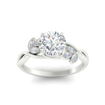 Load image into Gallery viewer, floral-leaf-round-cut-diamond-engagement-ring-in-white-gold-fdenr10962roangle5-nl-wg.jpg