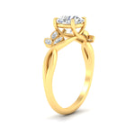 Load image into Gallery viewer, floral-leaf-round-cut-diamond-engagement-ring-in-yellow-gold-fdenr10962roangle2-nl-yg.jpg