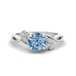 Load image into Gallery viewer, floral-leaf-round-cut-vivid-blue-engagement-ring-in-white-gold-fdenr10962rogvbluesleep-nl-wg.jpg