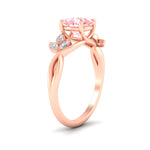 Load image into Gallery viewer, floral-leaf-round-cut-vivid-pink-engagement-ring-in-rose-gold-fdenr10962rogvpinkangle2-nl-rg.jpg
