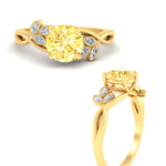 Load image into Gallery viewer, floral-leaf-round-cut-vivid-yellow-engagement-ring-in-yellow-gold-fdenr10962rogvyellowangle3-nl-yg.jpg