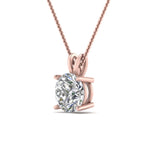 Load image into Gallery viewer, Round Cut Lab Diamond 4 Prong Solitaire Pendant For Women
