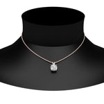 Load image into Gallery viewer, Round Cut Lab Diamond 4 Prong Solitaire Pendant For Women
