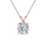 Load image into Gallery viewer, Round Cut Lab Diamond 4 Prong Solitaire Pendant For Women
