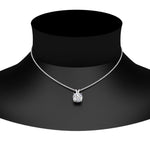 Load image into Gallery viewer, Round Cut Lab Diamond 4 Prong Solitaire Pendant For Women

