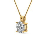 Load image into Gallery viewer, Round Cut Lab Diamond 4 Prong Solitaire Pendant For Women

