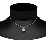 Load image into Gallery viewer, Round Cut Lab Diamond 4 Prong Solitaire Pendant For Women

