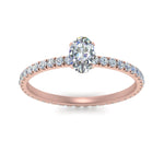 Load image into Gallery viewer, Lab diamond Eternity Engagement Rings 14K Gold
