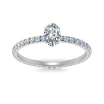 Load image into Gallery viewer, Lab diamond Eternity Engagement Rings 14K Gold
