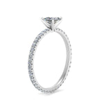 Load image into Gallery viewer, Lab diamond Eternity Engagement Rings 14K Gold
