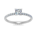 Load image into Gallery viewer, Lab diamond Eternity Engagement Rings 14K Gold
