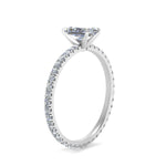 Load image into Gallery viewer, Lab diamond Eternity Engagement Rings 14K Gold
