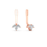 Load image into Gallery viewer, Lab Colored Front Back Fancy Marquise Earring Jackets