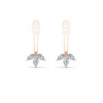 Load image into Gallery viewer, Lab Colored Front Back Fancy Marquise Earring Jackets