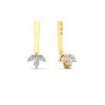 Load image into Gallery viewer, Lab Colored Front Back Fancy Marquise Earring Jackets