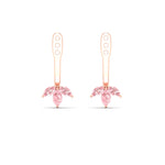 Load image into Gallery viewer, Lab Colored Front Back Fancy Marquise Earring Jackets