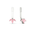 Load image into Gallery viewer, Lab Colored Front Back Fancy Marquise Earring Jackets