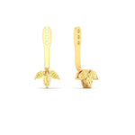 Load image into Gallery viewer, Lab Colored Front Back Fancy Marquise Earring Jackets