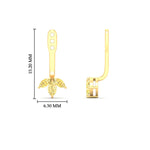 Load image into Gallery viewer, Lab Colored Front Back Fancy Marquise Earring Jackets