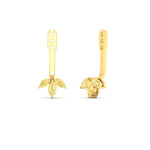 Load image into Gallery viewer, Lab Colored Front Back Fancy Marquise Earring Jackets