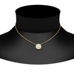 Load image into Gallery viewer, 0.50 Ctw Lab Round Diamond Cluster Stacking Necklace
