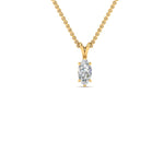 Load image into Gallery viewer, Marquise Lab Diamond Solitaire Pendant For Women 14K Gold
