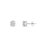 Load image into Gallery viewer, 0.25 To 5 Carat Lab Diamond Round Stud Earring 14K Gold
