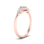 Load image into Gallery viewer, Lab Heart Cut diamond Halo Engagement Rings 14K Rose Gold
