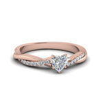 Load image into Gallery viewer, Lab Diamond Twisted Style Engagement Ring 14K Gold
