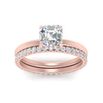 Load image into Gallery viewer, 0.50 To 5 Carat Eternity Wedding Band Hidden Halo  Lab Diamond Ring With 14K Gold
