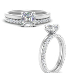 Load image into Gallery viewer, 0.50 To 5 Carat Eternity Wedding Band Hidden Halo  Lab Diamond Ring With 14K Gold
