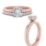 Load image into Gallery viewer, 0.50 To 5 Carat Eternity Wedding Band Hidden Halo  Lab Diamond Ring With 14K Gold
