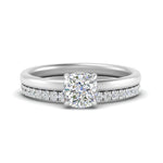 Load image into Gallery viewer, 0.50 To 5 Carat Eternity Wedding Band Hidden Halo  Lab Diamond Ring With 14K Gold
